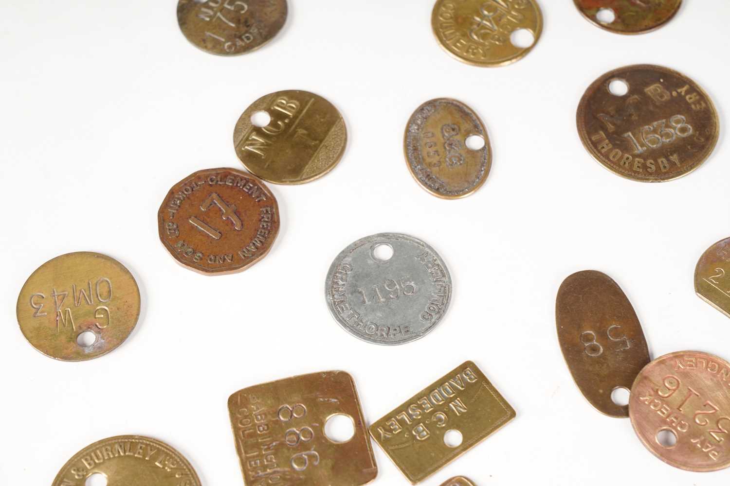Eighty National Coal Board pit check tokens - Image 5 of 7