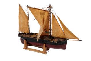 Model of a Brixham Trawler Halcyone