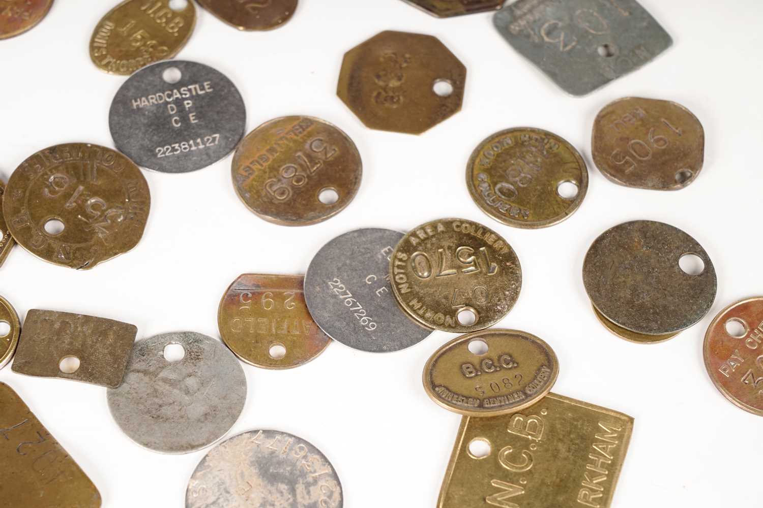Eighty National Coal Board pit check tokens - Image 7 of 7
