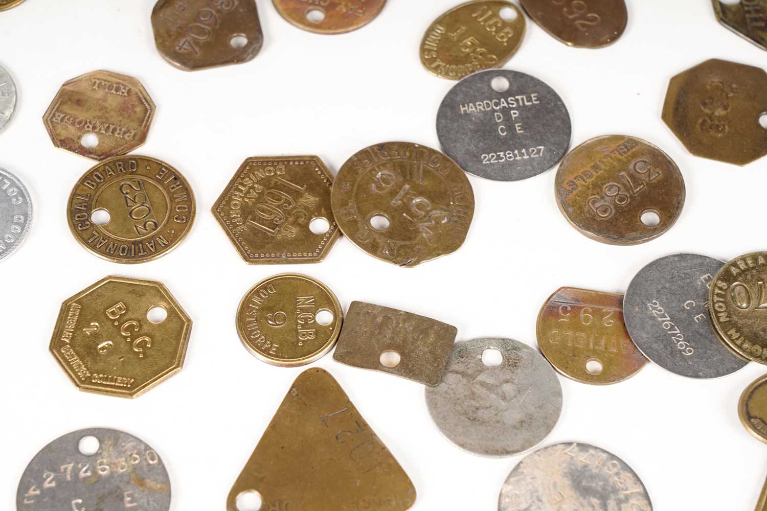 Eighty National Coal Board pit check tokens - Image 6 of 7