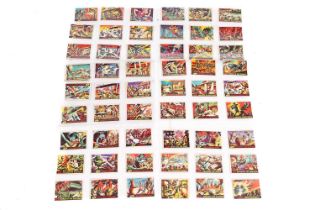 A set of 55 vintage Mars Attacks trade/collectors cards - complete