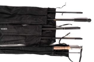 Three fishing rods