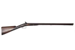 A 19th Century muzzle loading percussion cap shotgun by Boston of Wakefield
