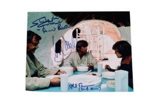 Signed Star Wars photographs