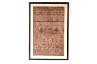 A 19th Century Scottish needlepoint sampler worked by Agnes Carter | 1830