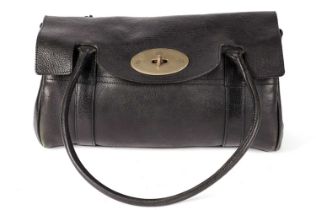 A Mulberry Bayswater black leather handbag