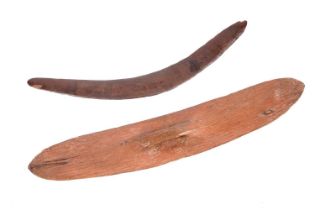 A collection of Australian/Aborginal items tribal items