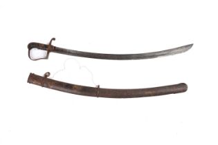 A British 1796 Light Cavalry Officer's sword and scabbard