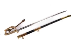 A George V Royal Navy 1827 pattern Officer's sword
