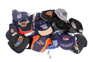 A collection of F1 Formula One Motorsports Australia Grand Prix caps