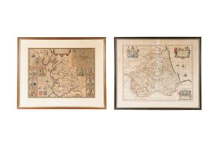 Maps of Durham and Lancaster