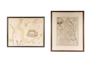 Two maps of Northumberland
