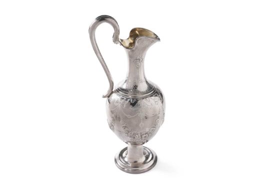 A Victorian silver wine ewer - Image 1 of 5