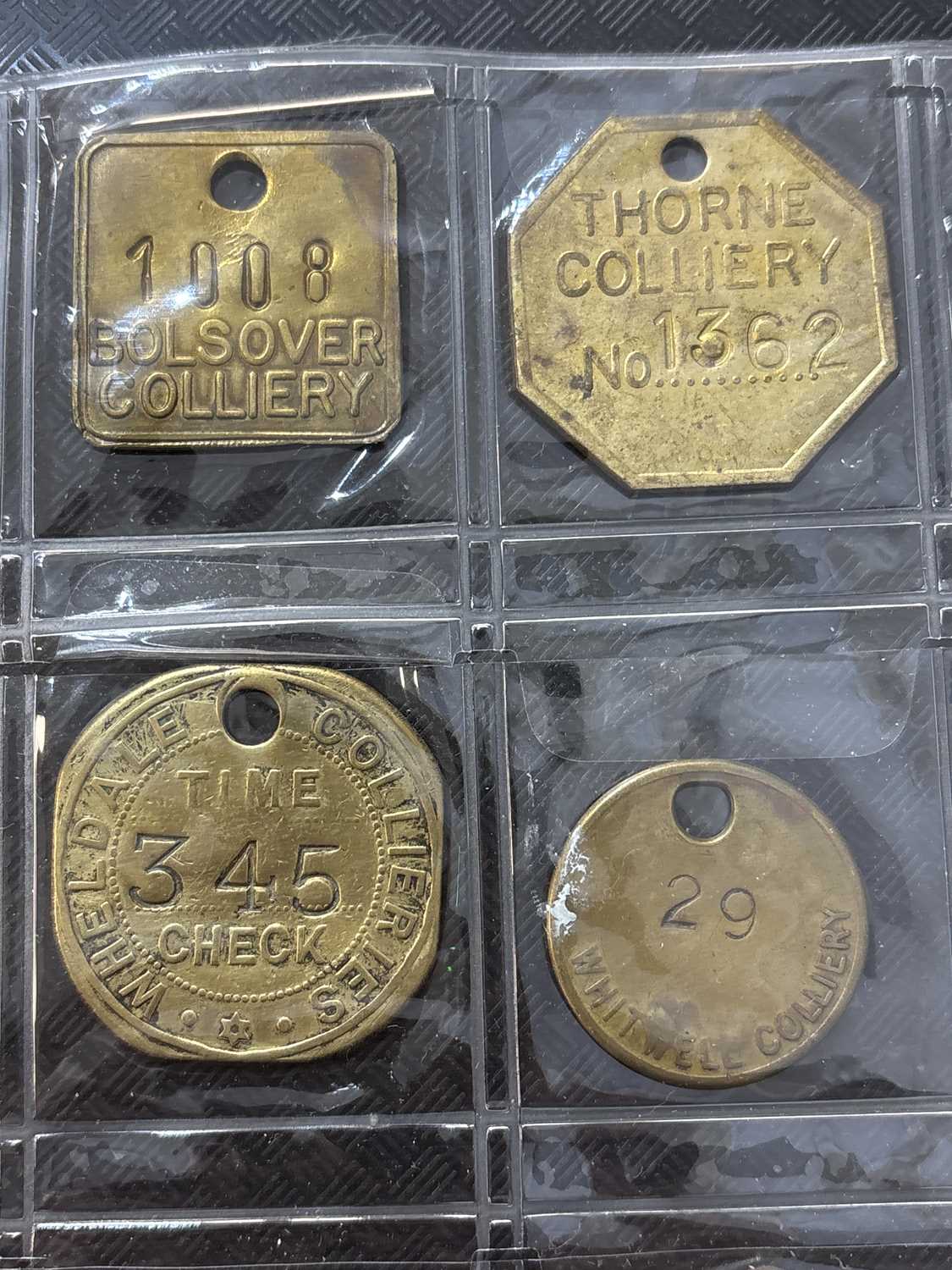 A collection of miners pit check tokens/tallies - Image 8 of 13