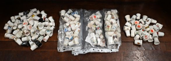 A collection of in excess of 230 china thimbles