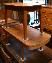 Two (differing) mid-century teak coffee tables (2)