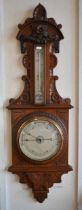 Comitti & Sons, London, a late 19th century barometer