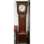 John German?, Bishops Waltham - an early 19th century inlaid oak thirty hour longcase clock with