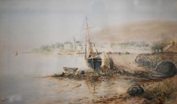 Fred Fitch - 'Dunoon on Clyde', watercolour, signed lower right, 31 x 52 cm
