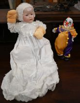 A boxed Franklin Heirloom bisque baby doll 'The Victorian Christening Doll', c/w box and paperwork