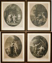 A set of four Italian allegorical engravings after Giovanni Volpato, 41 x 31 cm (4)