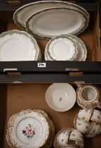 Fifty-six pieces of Royal Doulton 'Fontainebleau' dinner ware (2 boxes)