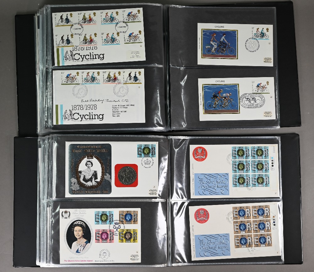Six albums of first day covers 1973 - 82, including signed issues - Selwyn Lloyd (2), Clement - Image 9 of 9