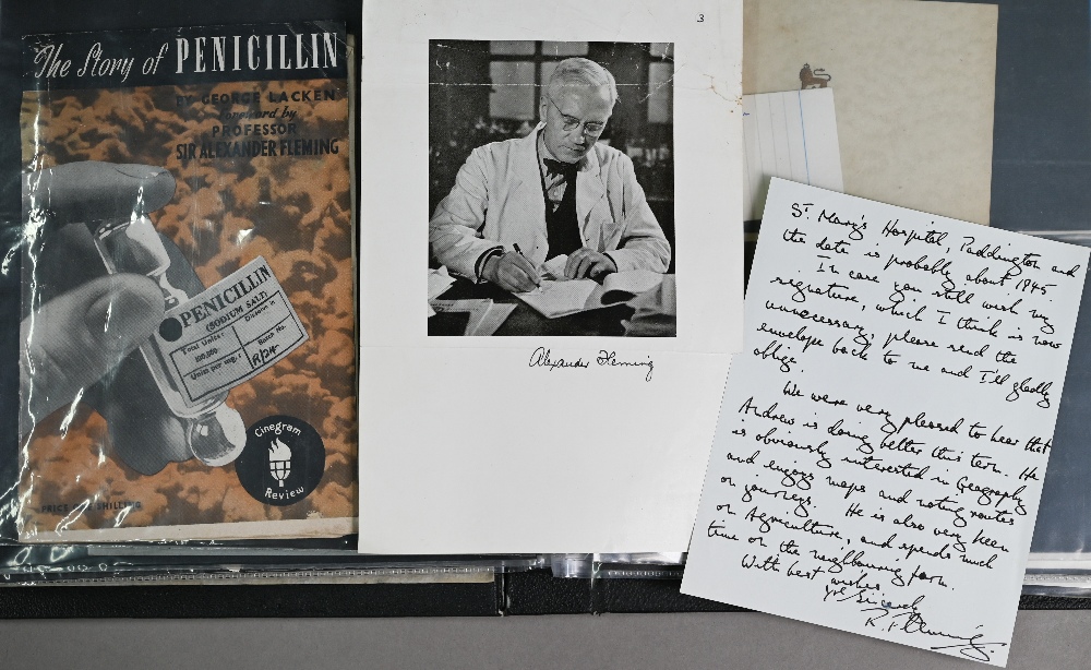 Two albums of first day covers and other ephemera, including signed issues - Laurence Olivier, JPR - Image 2 of 8