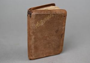 A remarkable 1920s autograph book containing 47 signatures including many notable politicians,