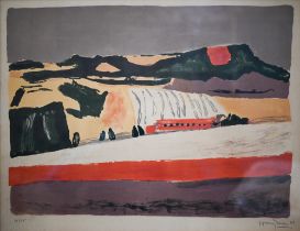 Henri Hayden (1883-1970) - Landscape, lithograph, numbered 19/75, pencil signed to lower right