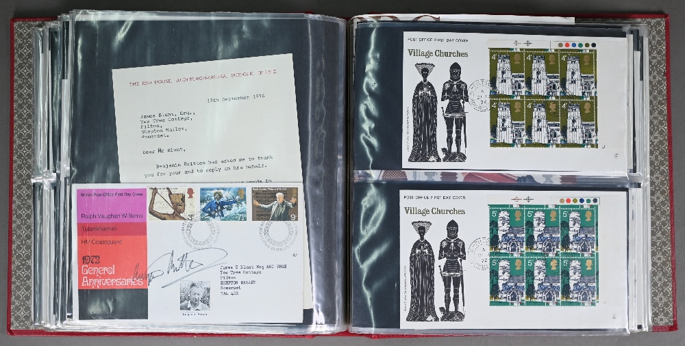 Three albums containing over three hundred and fifty first day covers 1969 - 73, signed issues - Image 4 of 12