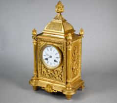 Henry Marc, Paris, a 19th century ormolu mantel clock