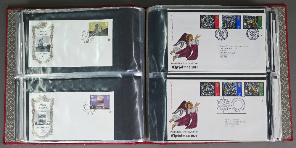 Three albums containing over three hundred and fifty first day covers 1969 - 73, signed issues - Image 3 of 12