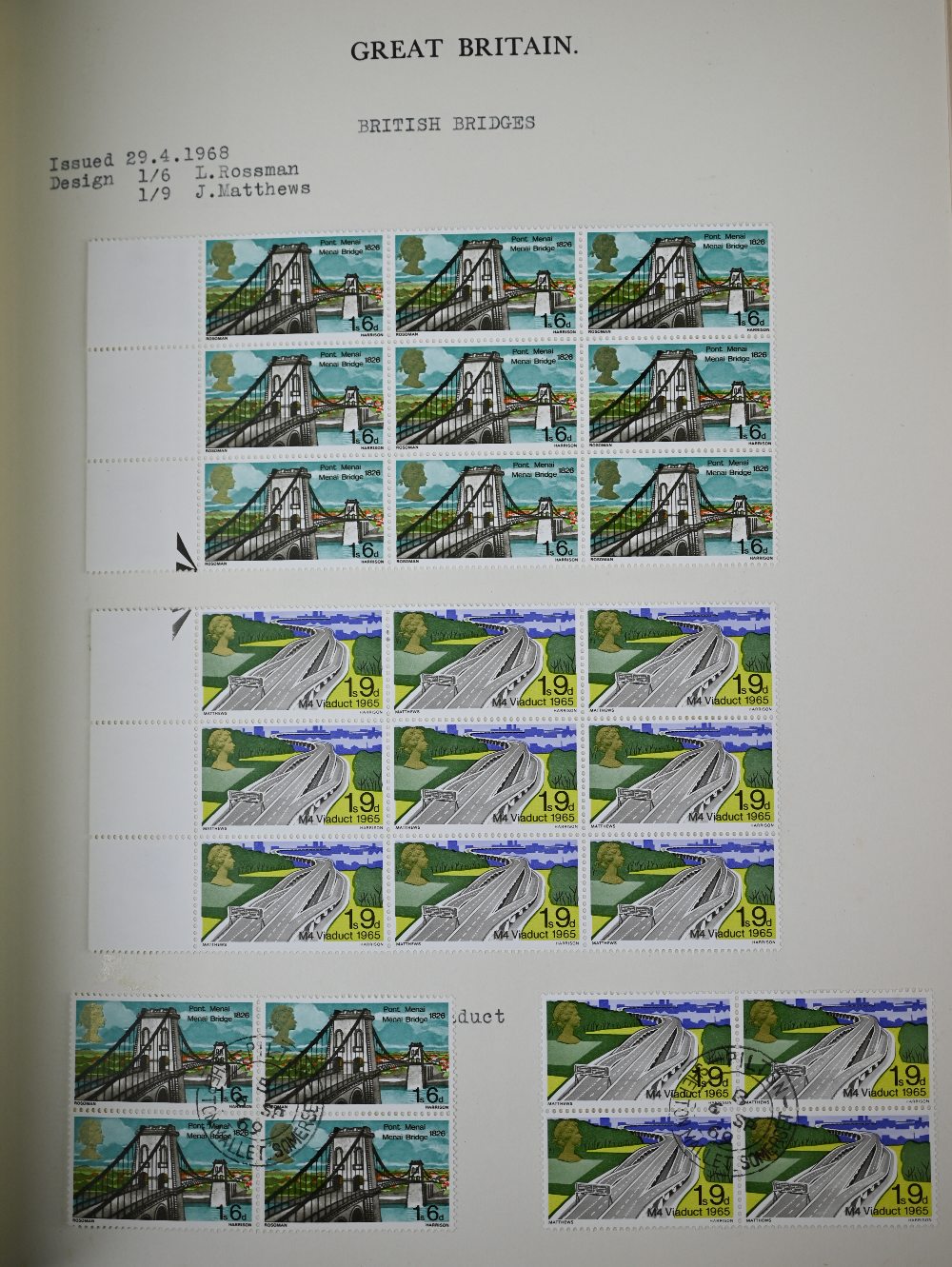 Postage stamps: an album of mostly Elizabeth II definitives and commemoratives - mostly blocks and - Image 4 of 7