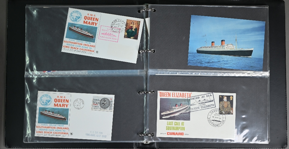 Three albums of first day covers: Ships of the Sea - signatures including Mountbatten of Burma, - Image 6 of 8