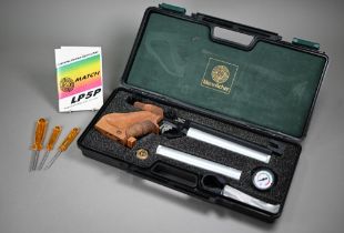 A Mannlichter Steyr Match LP5P .177 gas air-pistol in fitted case with accessories