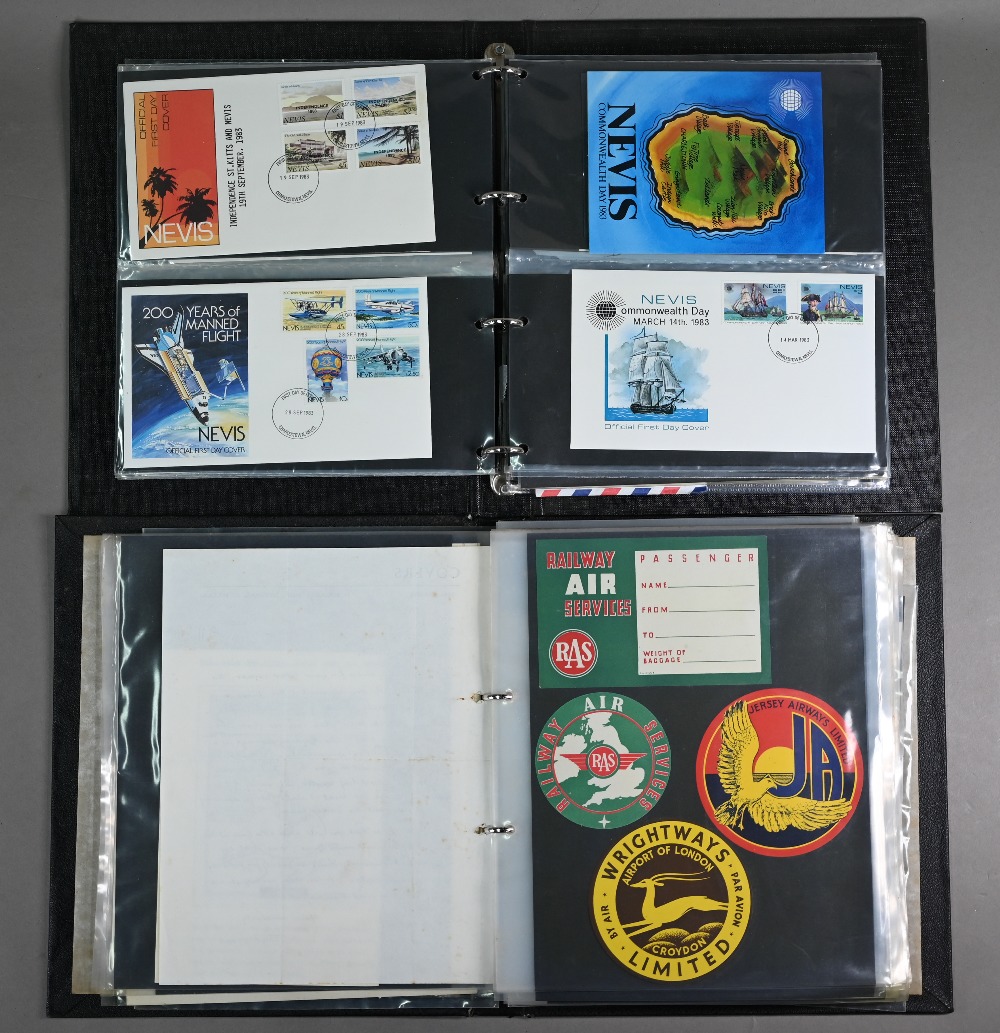 Air interest: various World War II overseas Airgraph and Air Mail items, to/w luggage labels - Image 3 of 5