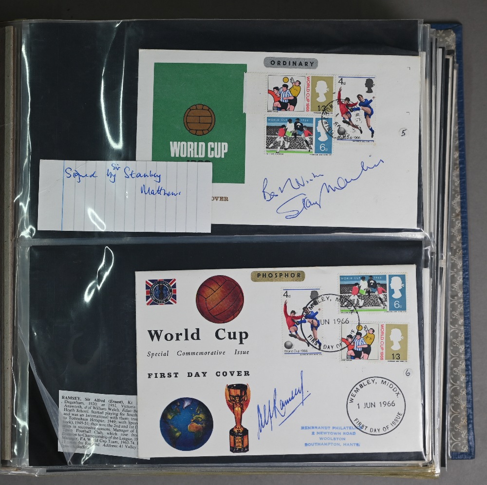 First Day Covers and other ephemera 1966 - 67, including signed issues World Cup - Stanley Matthews, - Image 3 of 17