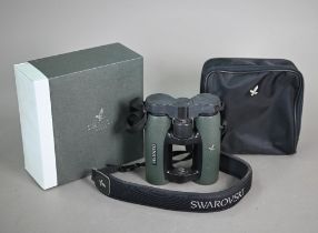 A pair of Swarovski EL 8X32WB binoculars, with soft case and original box with paperwork (little