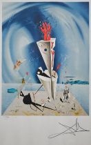 Salvador Dali (1904-1989) - Untitled print, limited edition numbered CCXXXI/CCC, pencil signed to