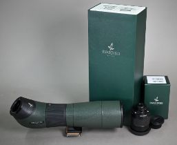 A boxed Swarovski ATS 65 HD telescope with 20-60x zoom lens (little used)