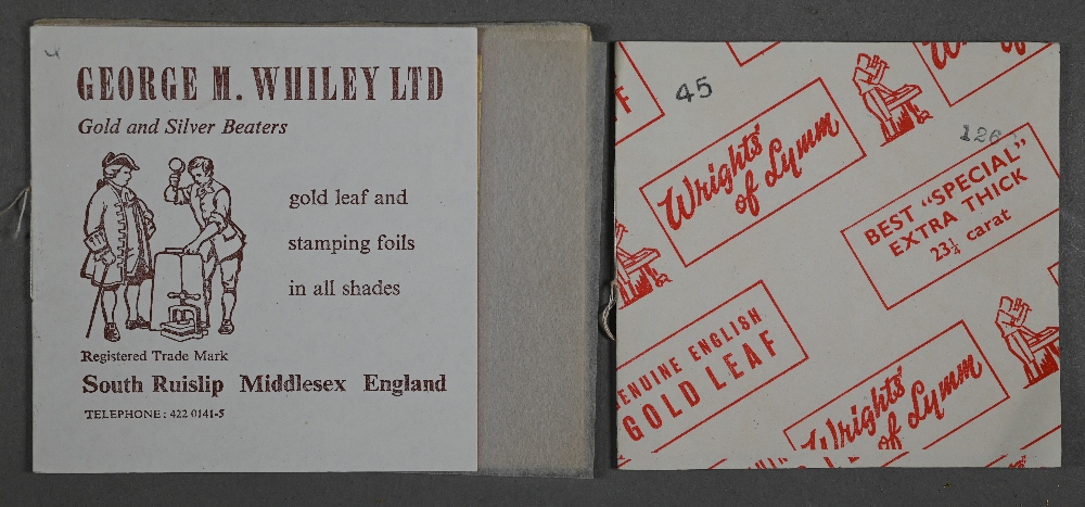Twenty-five books of gold leaf, by George M Whiley Ltd, South Ruislip & Wrights of Lymnn - Image 6 of 6