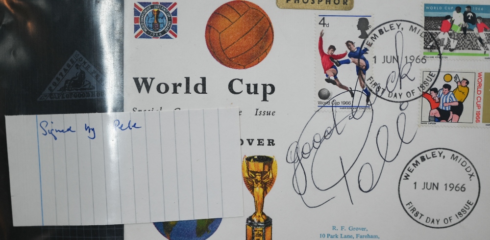 First Day Covers and other ephemera 1966 - 67, including signed issues World Cup - Stanley Matthews, - Image 16 of 17