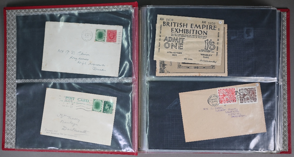First Day Covers 1924 - 1968: four 1924 British Empire Exhibition first day covers (one on Air- - Image 2 of 5