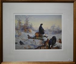 After Archibald Thorburn - Three modern limited edition prints of game birds, 28 x 38 cm, 19.5 x