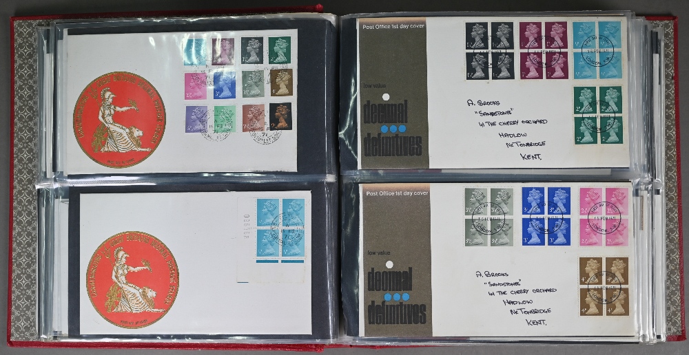 Three albums containing over three hundred and fifty first day covers 1969 - 73, signed issues - Image 2 of 12