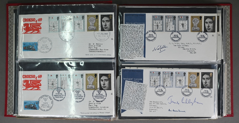 Three albums containing over three hundred and fifty first day covers 1969 - 73, signed issues - Image 10 of 12