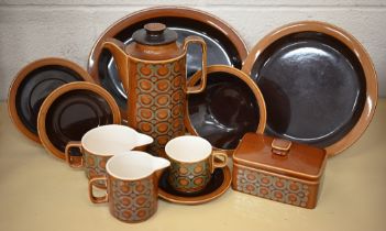 A collection of Hornsea pottery 'Brontë' wares, including storage jars, coffee set etc (2 boxes)