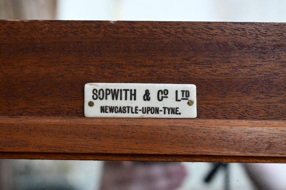 'Sopwith & Co Newcastle upon Tyne' Sheraton revival compactum wardrobe with twin-panelled doors - Image 5 of 7
