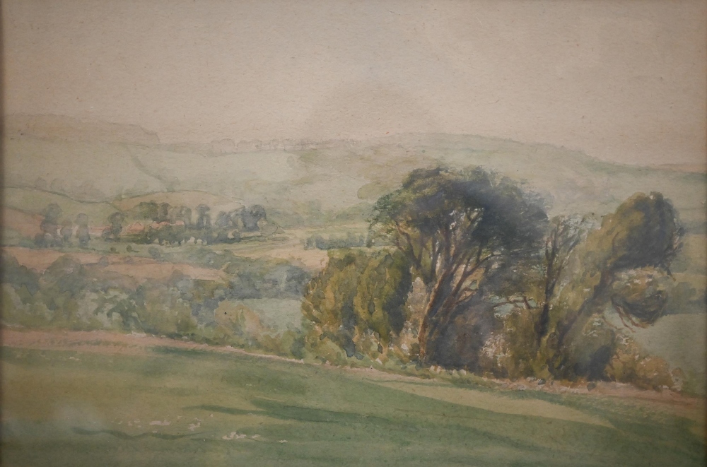 Joyce Percival - Anemonies, gouache, 35 x 24 cm; Prescott - '...in an English country garden', - Image 17 of 22